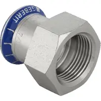 Geberit Overg.Mf Rustf 22mm-1/2 - M/indv.Gev MA-Press. Kun M-bakker