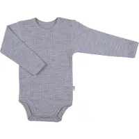 Joha Body - Ull - I/e - Grå - - 80 - Langermet Body