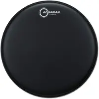 Aquarian Hi-Velocity Black Texture Coated Power Dot 14" Drum Head