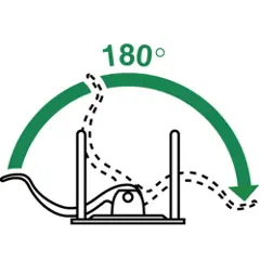 Leitz Brevordner 180 PP A4/80mm Rød-2