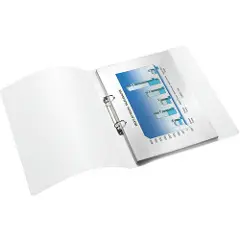 Leitz WOW - Ringperm - for A4 (210 x 297 mm) - kapasitet: 190 ark - metallisk purpur-2