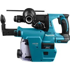 Makita bore- mejsel-hammer 18V - DHR243ZJW - SDS - MAKPAC kuffert - u/batterier og lader - SOLO-4