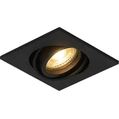 QAZQA Moderne nedfelt spotlight svart justerbar - Club-1