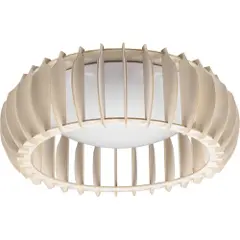 TRIO Skandinavisk taklampe beige 40 cm inkl. LED - Monte-1