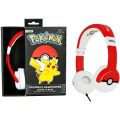 OTL TECHNOLOGIES Pokemon Hodetelefon Junior On-Ear Pokeball-5