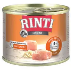 Rinti Sensible 6 x 185 g - Kylling & Ris-3