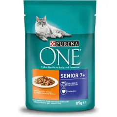 Purina One Senior 7+ Kylling - 52 x 85 g-1