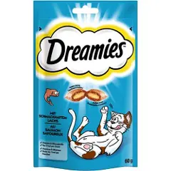 Dreamies kattesnacks - Økonomipakke: Laks (6 x 60 g)-1
