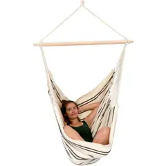 AMAZONAS AZ-2030280, Hengende hammock-stol, Uten stativ, Inne/Ute, Beige, Brun, Bomull, Polyester, 150 kg-5