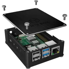 Icy Box beskyttelsesveske IcyBox beskyttelsesveske for Raspberry Pi 4 ekstern detaljhandel-4