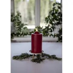 Star Trading Star TradingLED Kubbelys Flamme 17 cmRødLysFra Homeroom-3