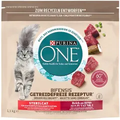 Purina One Grain Free Sterilized okse - 1,1 kg-1