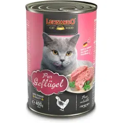 Leonardo All Meat 6 x 400 g - Fjærkre pur-1