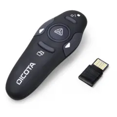 Dicota PinPoint - Presentasjonsfjernstyring - RF - svart-1