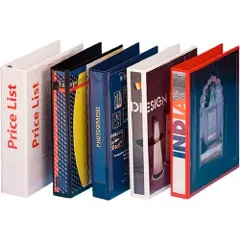 Esselte ESSENTIALS - Ringperm for presentasjoner - bokryggbredde: 51 mm - for A4 - kapasitet: 280 ark - hvit-2