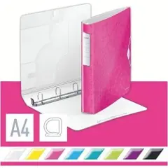 Leitz Ringperm WOW PP 4DR/30mm rosa - (5 stk.)-4