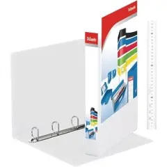 Esselte ESSENTIALS - Ringperm for presentasjoner - bokryggbredde: 51 mm - for A4 - kapasitet: 280 ark - hvit-4