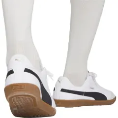 Puma KING 21 IT Football Boots Unisex, Shoes, White/Black/Gum, 40-3