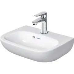 Duravit 07054500002, Veggmontert vask, Keramisk, Hvit, 450 mm-2