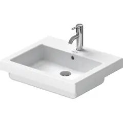 Duravit Vero vask 55 cm til nedfældning med hanehul-1