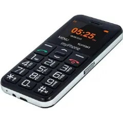 Myphone Halo Easy Mobiltelefon Svart og sølv-4