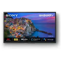 Sony KD-32W800 - 32 Diagonalklasse (31.5 synlig) - W800 Series LED-bakgrunnsbelyst LCD TV - Smart TV - Android TV - 720p 1366 x 768 - HDR - Direct LED - svart-3