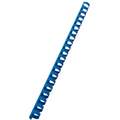 GBC CombBind - 14 mm - 21 ringer - A4 (210 x 297 mm) - 125 ark - blå - 100 stk plastbindekam - for P/N: 2101435, 4400399, IB271106, IB271717-4