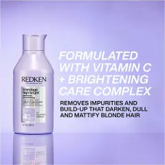 Redken Blondage High Bright Illuminating Shampoo for blondt hår (300 ml)-5