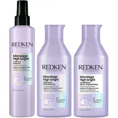 Redken Blondage High Bright Illuminating Shampoo for blondt hår (300 ml)-4