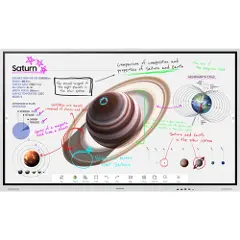 Samsung Flip Pro WM75B - 75 Diagonalklasse WMB Series LED-bakgrunnsbelyst LCD-skjerm - interaktiv - med pekeskjerm (multiberørings) - Tizen OS - 4K UHD (2160p) 3840 x 2160 - lysegrå-1
