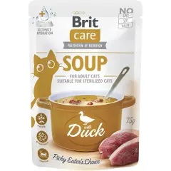 Brit Care Våt kattemat Andesuppe 75g-1