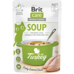 Brit Care Våt kattemat Kalkunsuppe 75g-1