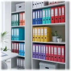 Esselte Brevordner Esselte No1 PP A4/75mm lyseblå-2