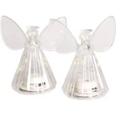 Sirius Home Sirius Iris angel 2 pcs. H10cm, 5LED, Clear-1