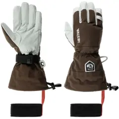 Hestra Army Leather Heli Ski, Skihansker, Espresso-2