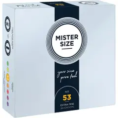 Mister Size Glatte Ekstra Tynne Kondomer I Størrelse 53 36 Enheter-1