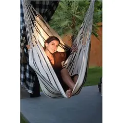 AMAZONAS AZ-2030280, Hengende hammock-stol, Uten stativ, Inne/Ute, Beige, Brun, Bomull, Polyester, 150 kg-4