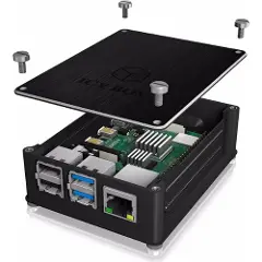 Icy Box beskyttelsesveske IcyBox beskyttelsesveske for Raspberry Pi 4 ekstern detaljhandel-5