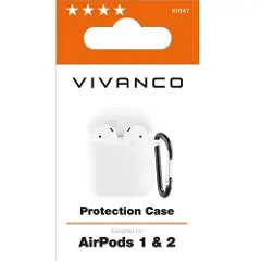 Vivanco Protection Case, Etui, Silikon, Hvit-2