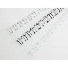 GBC MultiBind - 8 mm - 21 ringer - A4 (210 x 297 mm) - 70 ark - svart - 100 stk bindestreng - for P/N: IB271212, IB271250-4
