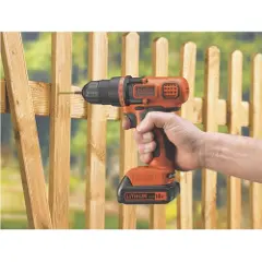 Black & Decker Batteridrevet skrutrekker/bor BDCDD18N 18V kropp, - SOLO-3