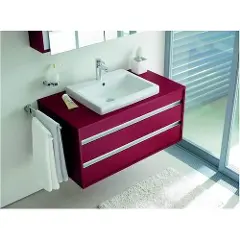 Duravit Vero vask 55 cm til nedfældning med hanehul-2