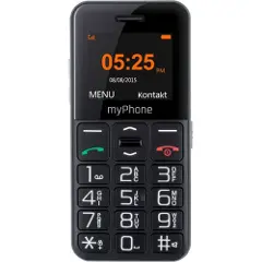 Myphone Halo Easy Mobiltelefon Svart og sølv-2