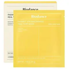 BIODANCE Radiant Vita Niacinamide Real Deep Mask 4 pcs-1