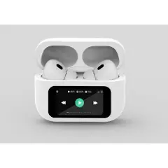 Gembird TWS In-Ear Bluetooth-hodesett med LCD-skjerm og aktiv støyreduksjon - hvit-4