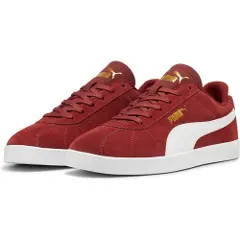 Puma Club II Sneakers Unisex, Shoes, Intense Red/White/Gold, 40-4
