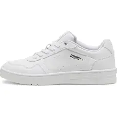 Puma Court Classic Sneakers Women, Shoes, White/Silver, 40.5-1