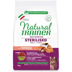 Trainer Natural Cat Trainer naturlig sterilisert laks - 3 kg-1