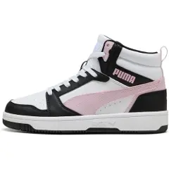 Puma Rebound Sneakers, Shoes, White/Rose Mauve/Black, 36-1