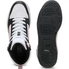 Puma Rebound Sneakers, Shoes, White/Rose Mauve/Black, 36-2